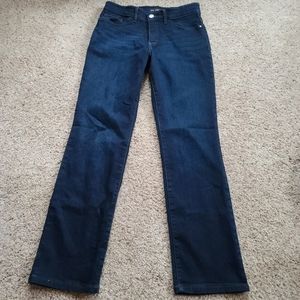 Lee Straight Leg Flex Motion Mid Rise Jeans 10